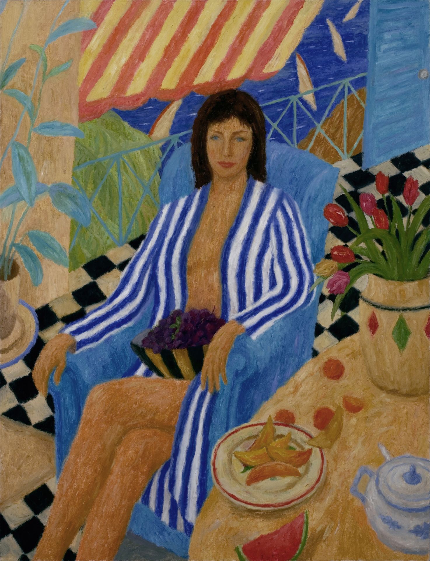 Woman with Dark Fruits  Iwo Zaniewski