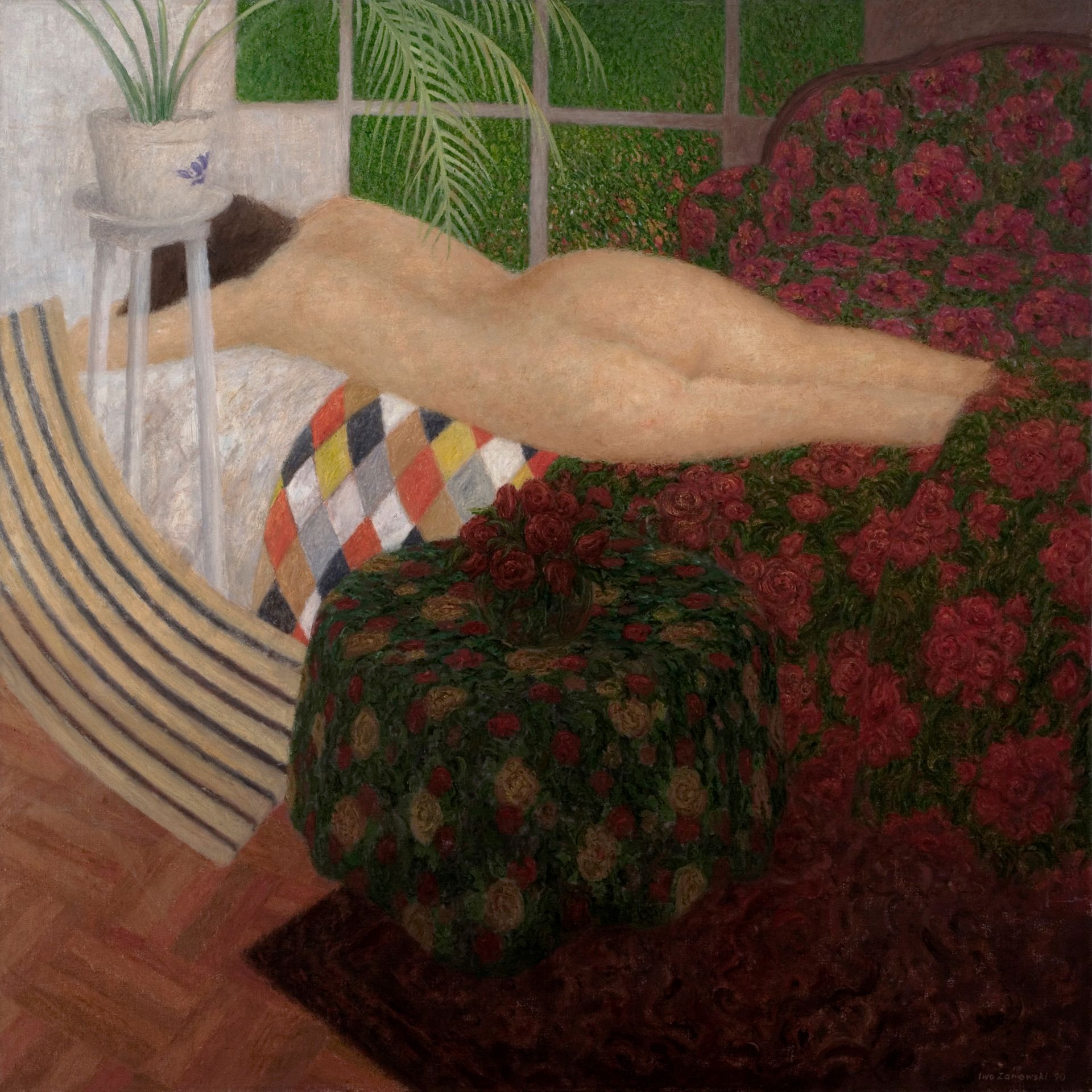 Harlequin-patterned Blanket Iwo Zaniewski